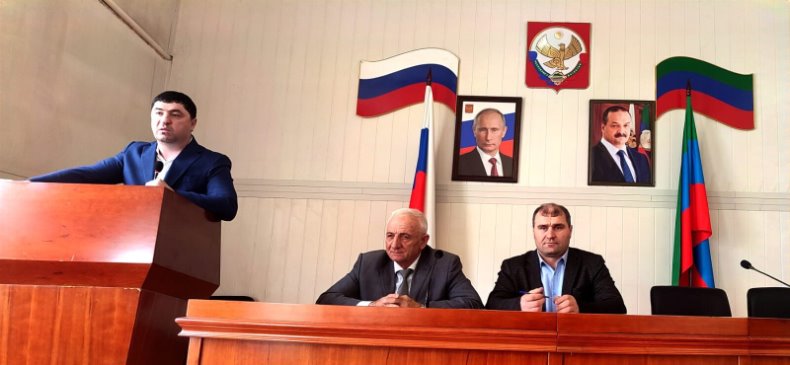 Заседание в администрации Тляратинского района